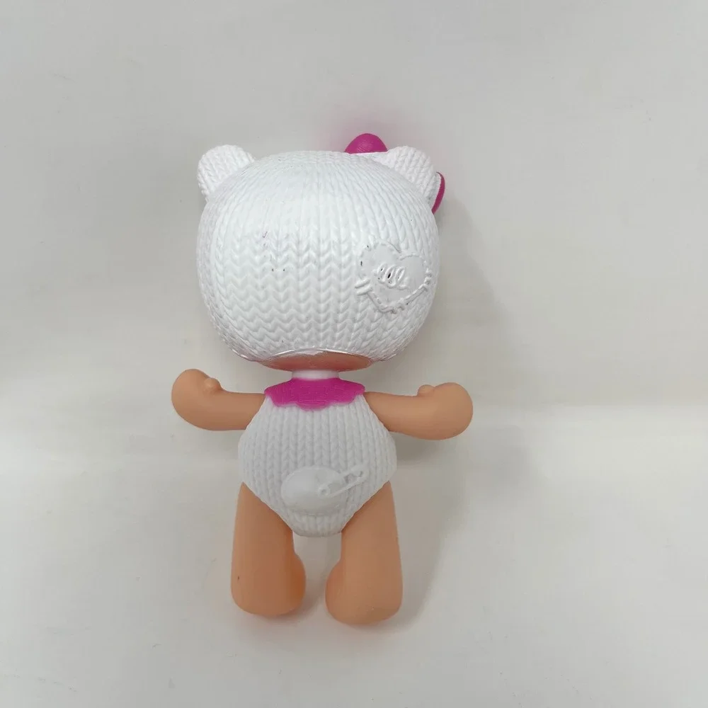 Lalaloopsy Babies Newborns Huggy Made from a Teddy w Bottle White Pink Rare